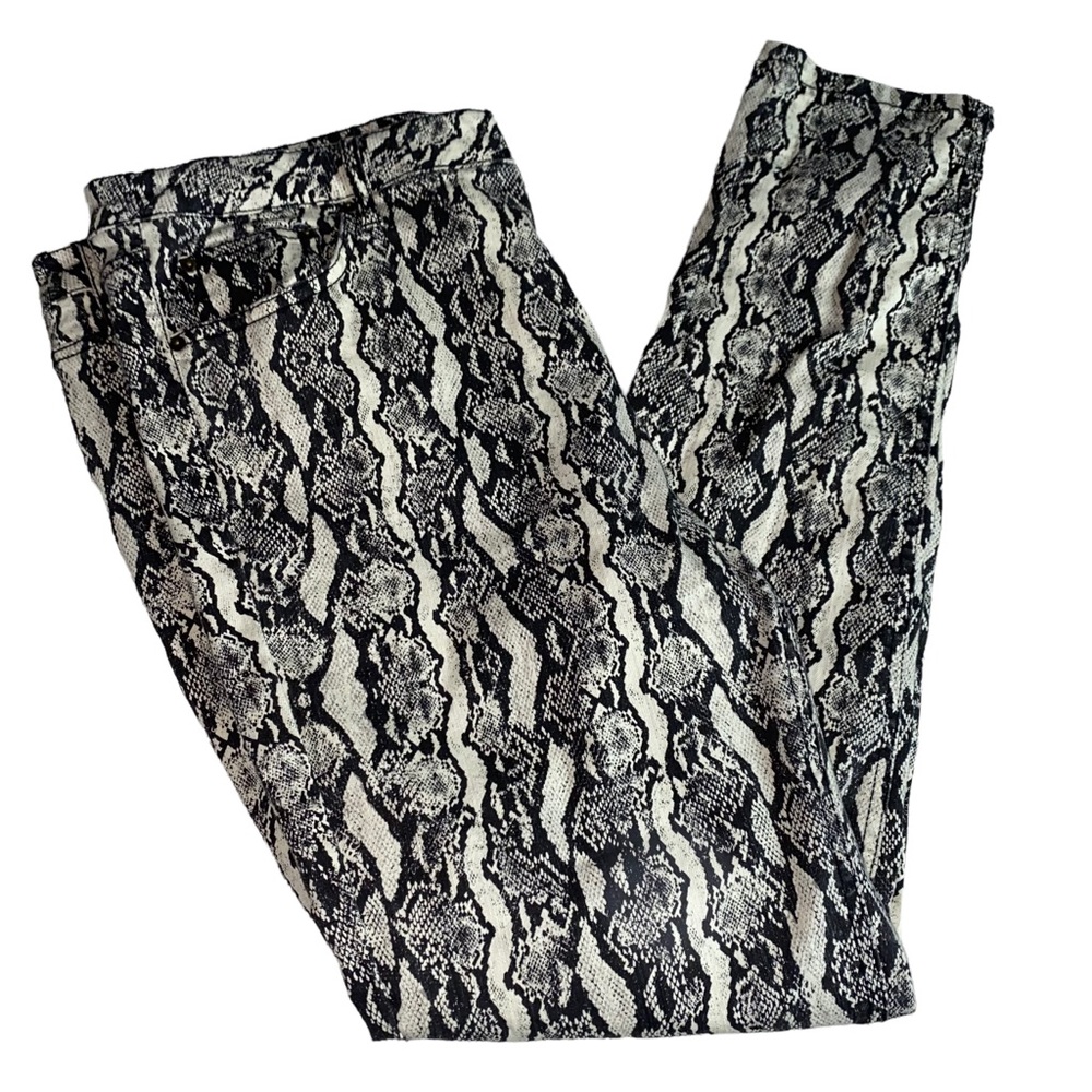 Wild Fable High Rise Skinny Stretch Snakeskin Jeans 16W